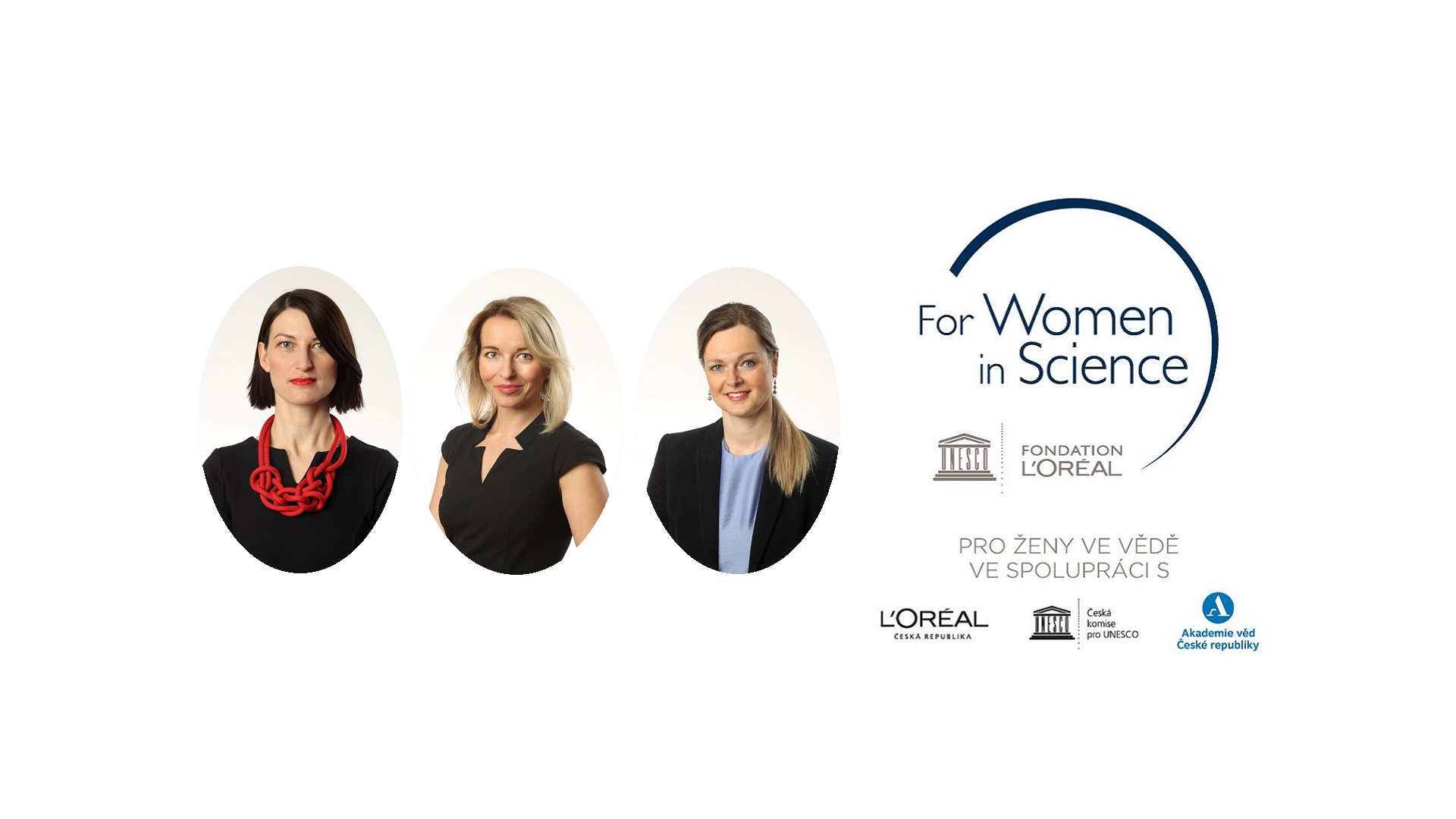 Laureates of L´Oréal UNESCO For Women In Science, Czech Republic - talent program 2021